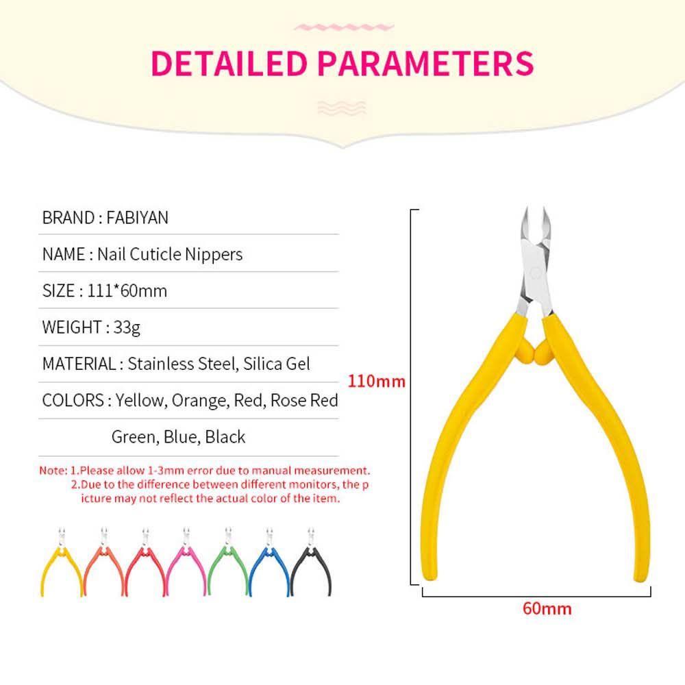 Tang Kuku Agustina High Quality Alat Nail Art Kutikula Nippers Cutter Gunting Kuku
