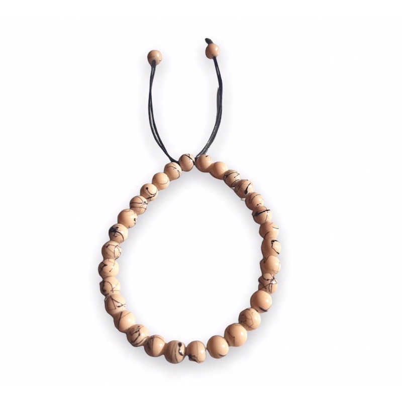 Gelang Tali Kayu Pria Wanita Wood Bracelet