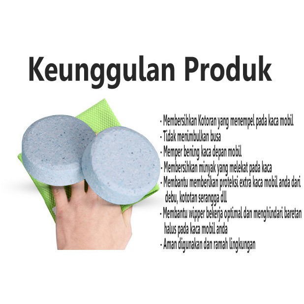 Wiper Fluid Washer Pembersih Kaca Mobil Effervancent Konsentrat Tinggi