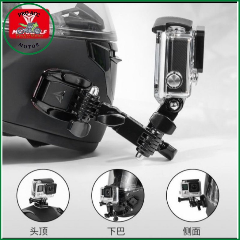 motowolf breket holder untuk CAMERA GO PRO motor dan sepeda (COD)