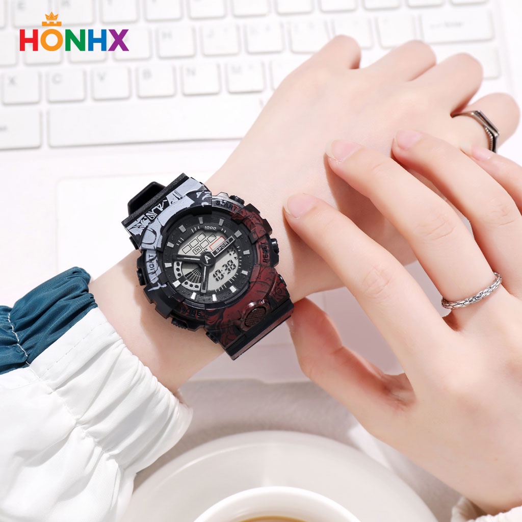 HONHX 668 Jam Tangan Remaja Digital Rubber WK-SBY