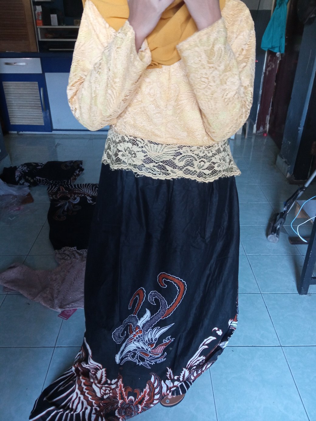 [grosir] Couple Gamis Umberella Sarimbit Batik Keluarga - Bisa Beli Terpisah