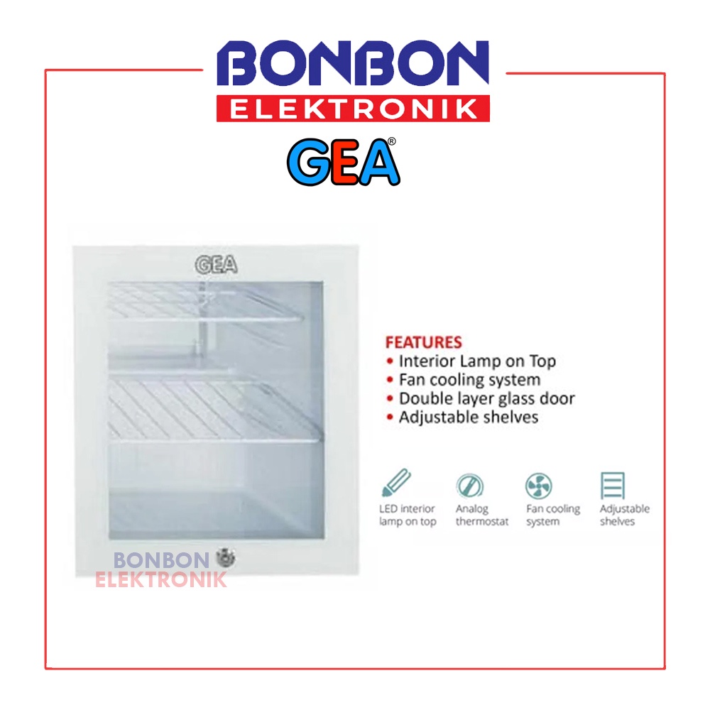 GEA Mini Showcase Display Cooler EXPO-50 / EXPO-50FD Showcase Minuman