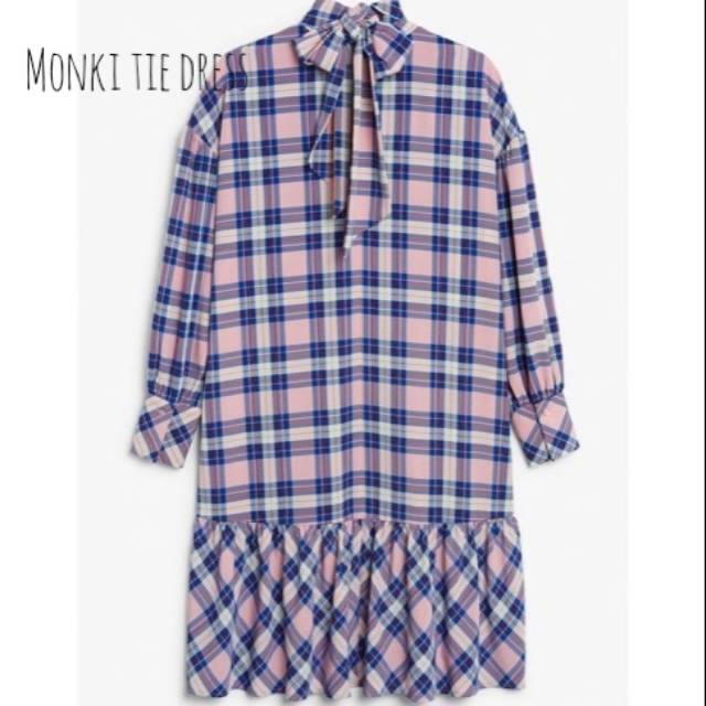 MONKI tie dress