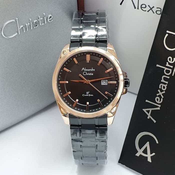 ORIGINAL Jam Tangan Wanita Alexandre Christie AC 8404 / AC8404 Garansi 1 Tahun