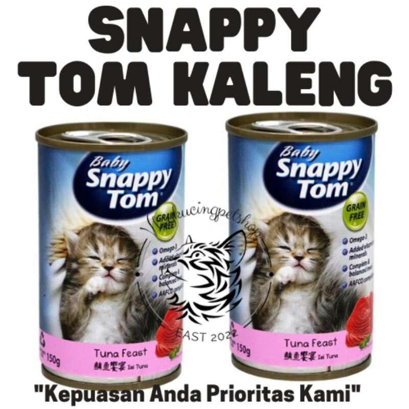 Makanan Kucing Basah Snappy Tom Kitten