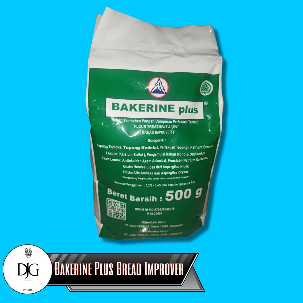 

Bakarine Plus Bread Improver 500 gr / Pelembut Roti Kue
