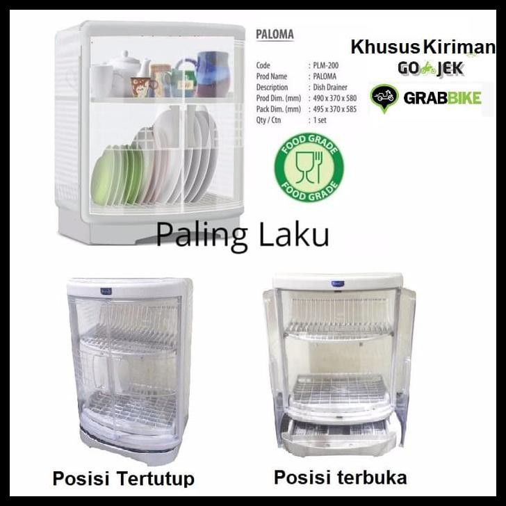 RAK PIRING PLASTIK TERTUTUP ROVEGA PALOMA BISA GOJEK RAK PIRING PLASTIK TERTUTUP ROVEGA PALOMA BISA GOJEK