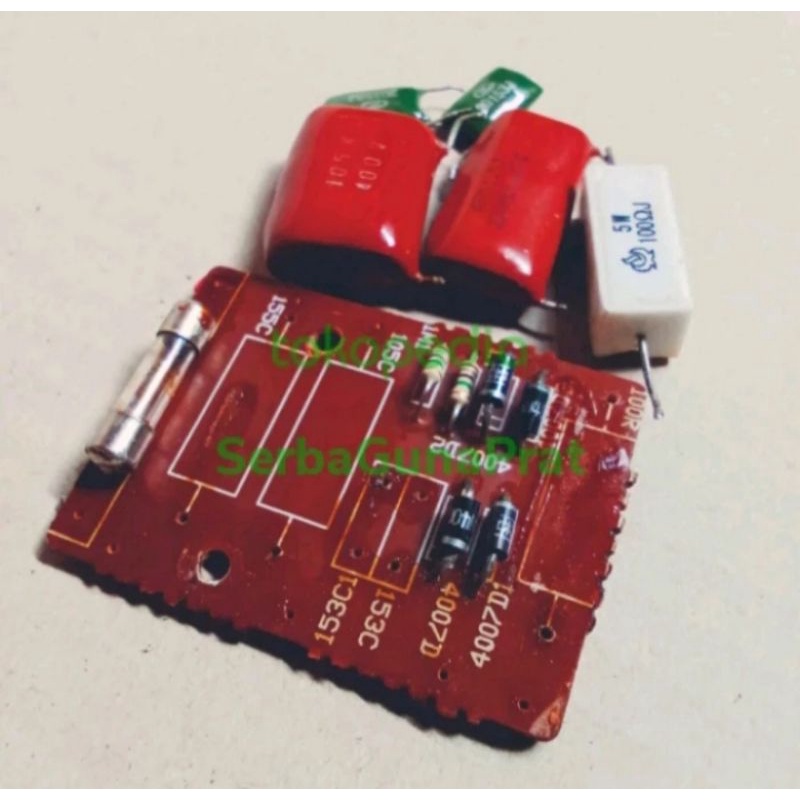 kapasitor keramik to Milar mosfet / transistor real foto