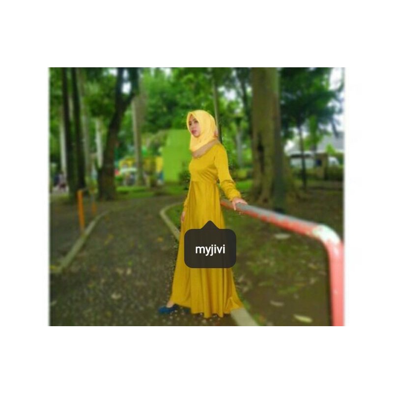 PRELOVED DRESS my jivi MUSTARD dan pink