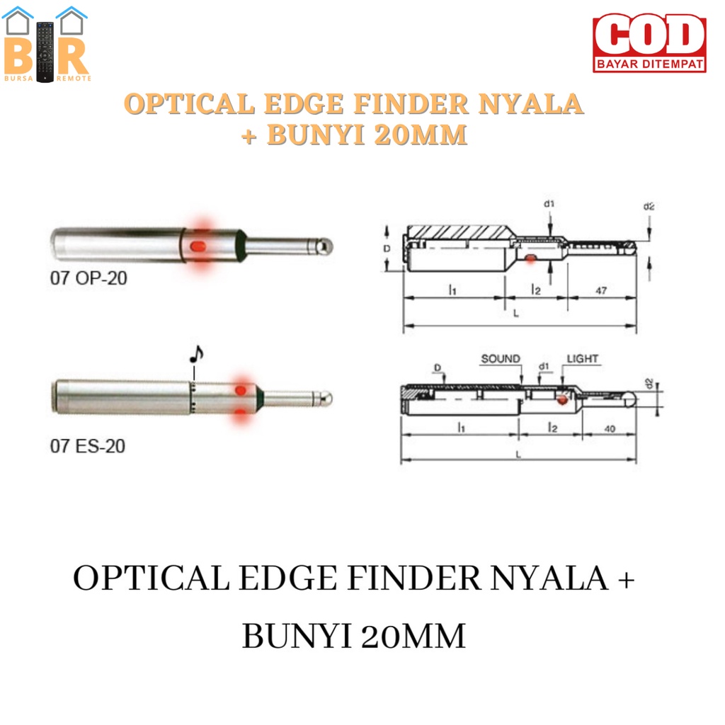 Optical Edge Finder NYALA + BUNYI 20MM