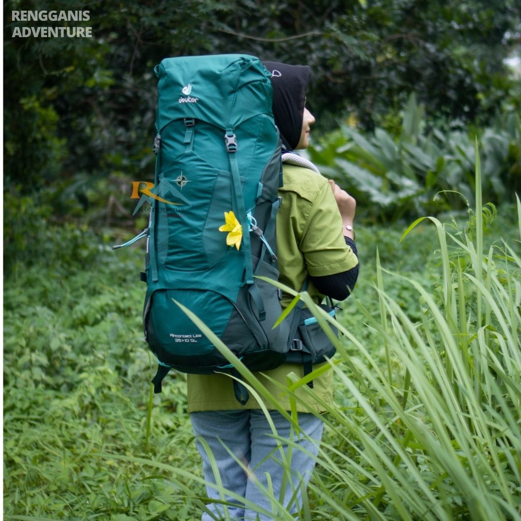 Tas Carrier DEUTER AIRCONTACT 35+10 L SL/ 40+10 L Ransel Hiking Gunung ORIGINAL