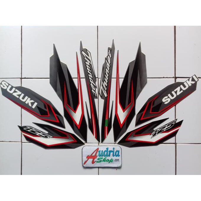 Barang Pilihan Striping Stiker Motor Suzuki Thunder 125 Barang Pilihan Striping Stiker Motor Suzuki Thunder 125