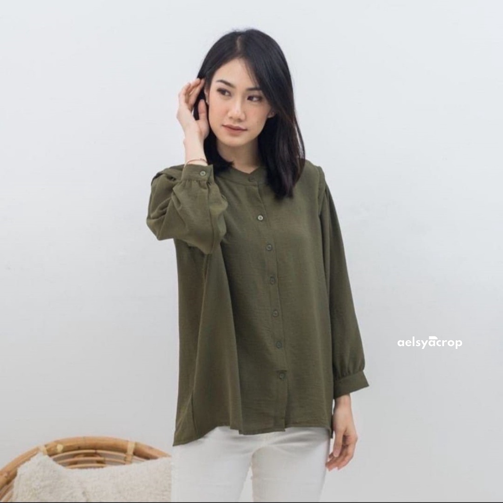 Vella Blouse Premium Crinkle Airflow  Anti Kusut