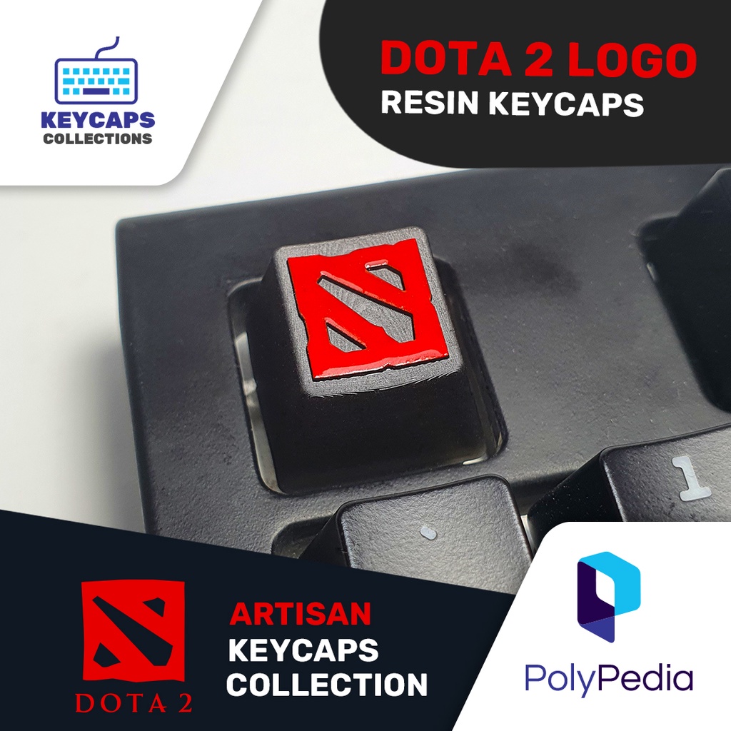 Dota 2 Logo Resin Keycaps