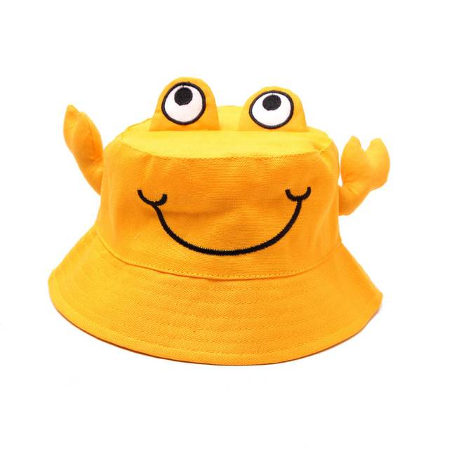 Topi anak kepiting/Topi crab/Topi anak import/Topi bayi/Topi anak karakter hewan/topi anak cowok
