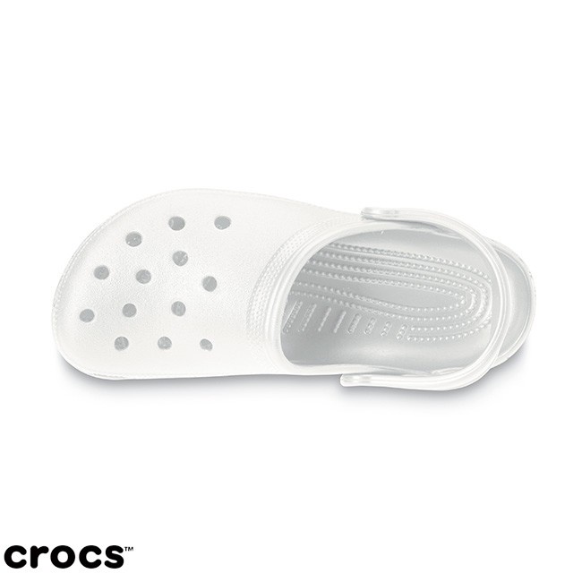 Crocs Classic Clog /  Unisex Clog / Sendal Casual Unisex / Sandal Karet / Sandal Anti Air - White - 10001-100