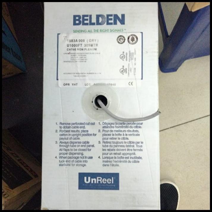 Kabel Belden Lan Cat 6/ Kabel Data Cat 6 Belden 305M