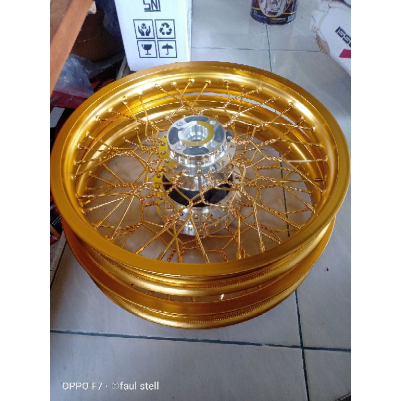 velg jari jari kepang lebar untuk motor Jupiter MX old