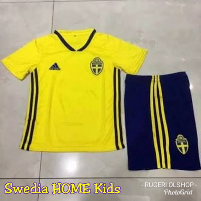 JERSEY SWEDIA HOME WORLD CUP 2018 PIALA DUNIA