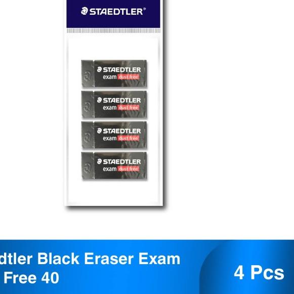 

ⅎ Staedtler Penghapus Hitam (Ujian) E40 set 4 ♟