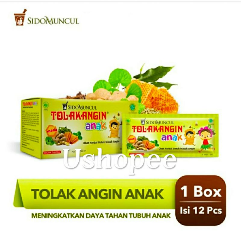 

Tolak angin anak Sidomuncul isi 12 sachet @10ml