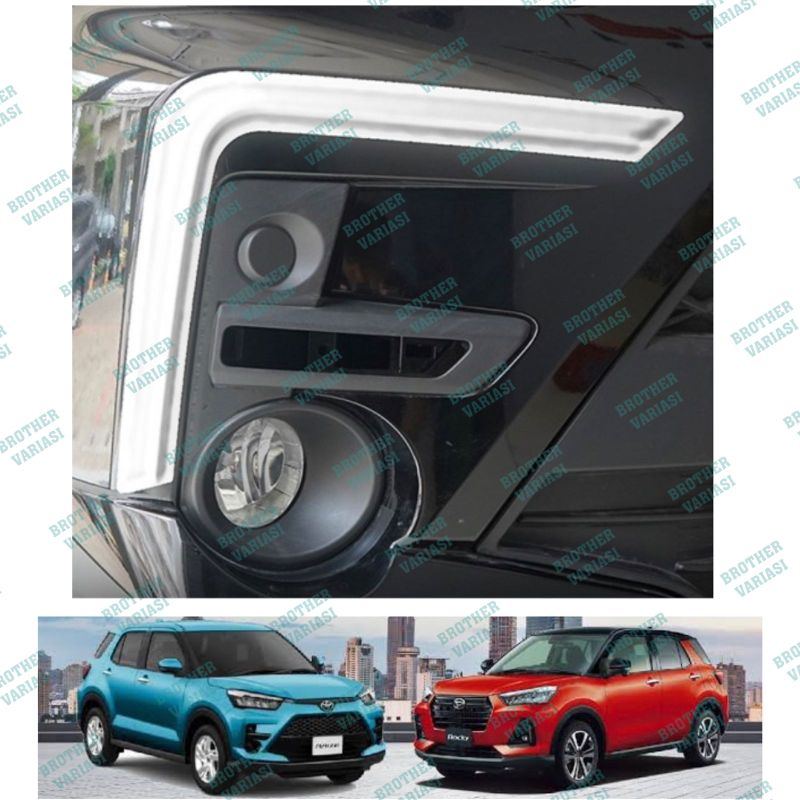 Cover List Foglamp Toyota Raize GR Sport Chrome