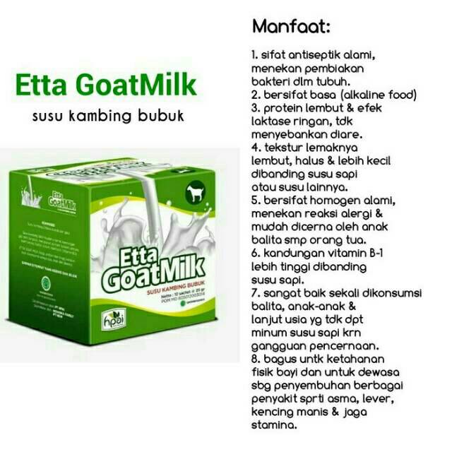 

SUSU KAMBING ETAWA