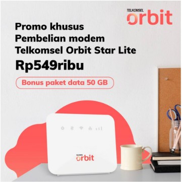 Modem Router HKM Orbit Star Lite HKM0126 Free Kouta 150GB Unlock