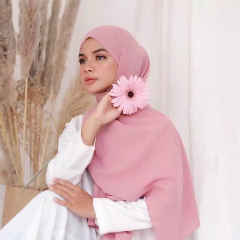 (BISA COD) PASHMINA DIAMOND 180X75 PREMIUM NISSA SABYAN-Pistachio