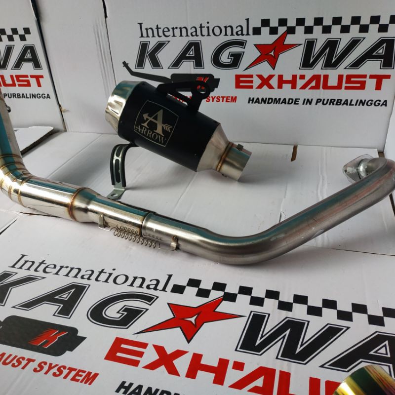 knalpot racing Arrow fullset vixion satria fu byson supra GTR sonic CB 150r CBR 150r r15 gsxr 150