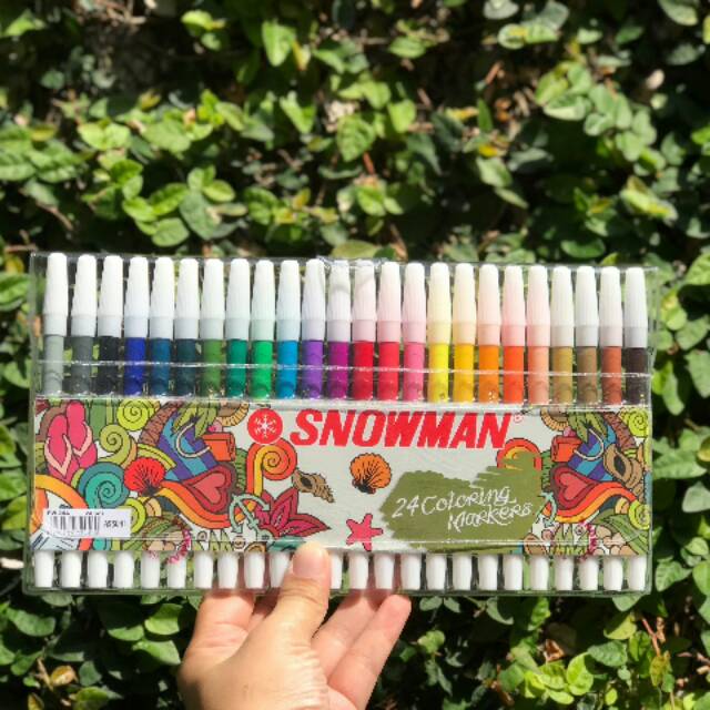 

Snowman 24 colors marker / spidol