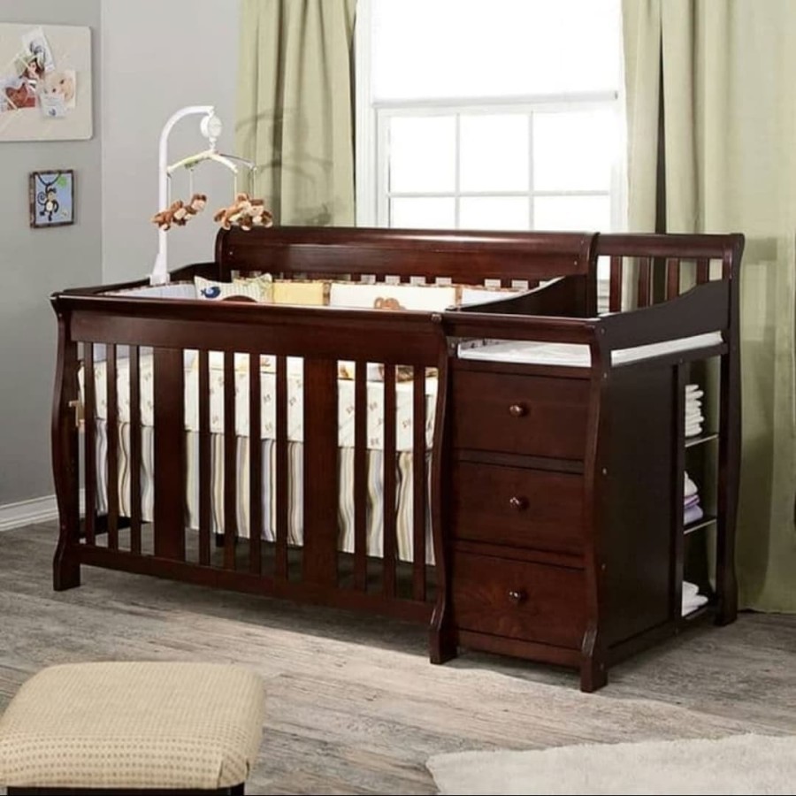 Ranjang Bayi Kayu Baby Box Tidur Kasur