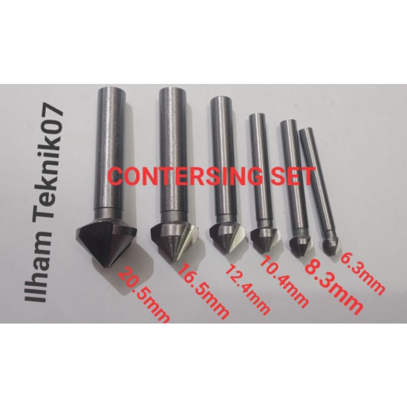 contersink conter sing   camper bor  camper bor tool bit  SET BOR SET