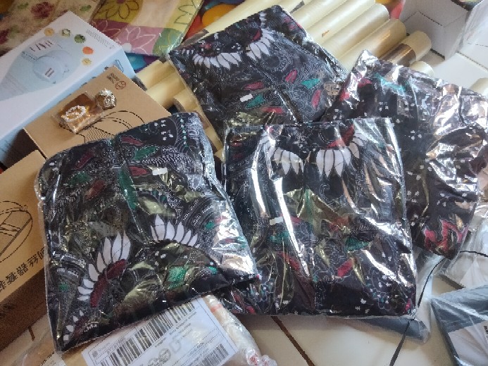 Gamis Batik Manggar, Padi,sekar,cantik,kubis,kipas,daun,kupu,nadine