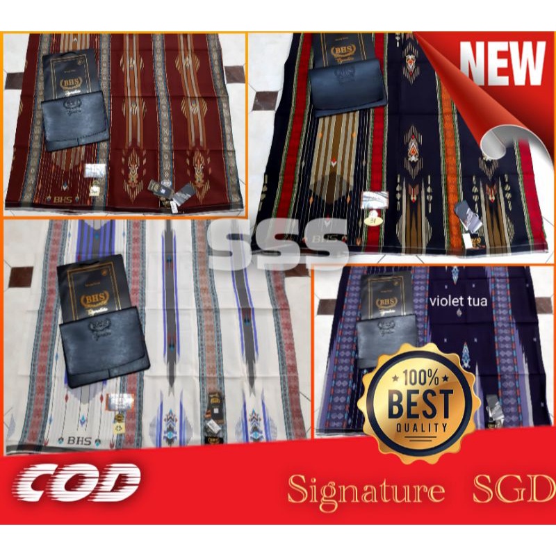 Sarung BHS Signature SGD Ms Gold Sutra Original