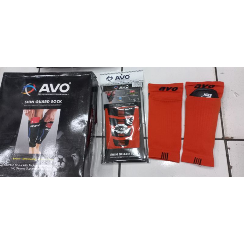 kaos kaki sambung avo original lengkap dengan tempat deker skin