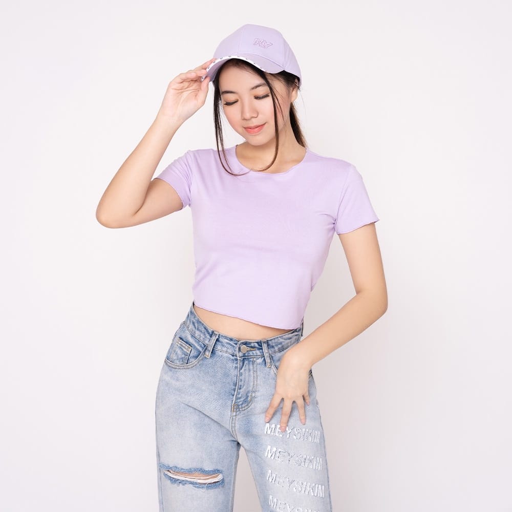 Tq88indonesia Fashion Baju Kaos Wanita Terbaru /  Hanefe / Hanafe Crop Top / Tshirt Polos Wanita / Baju Kasual Wanita / Baju Santai Cewek / Baju Polos Wanita