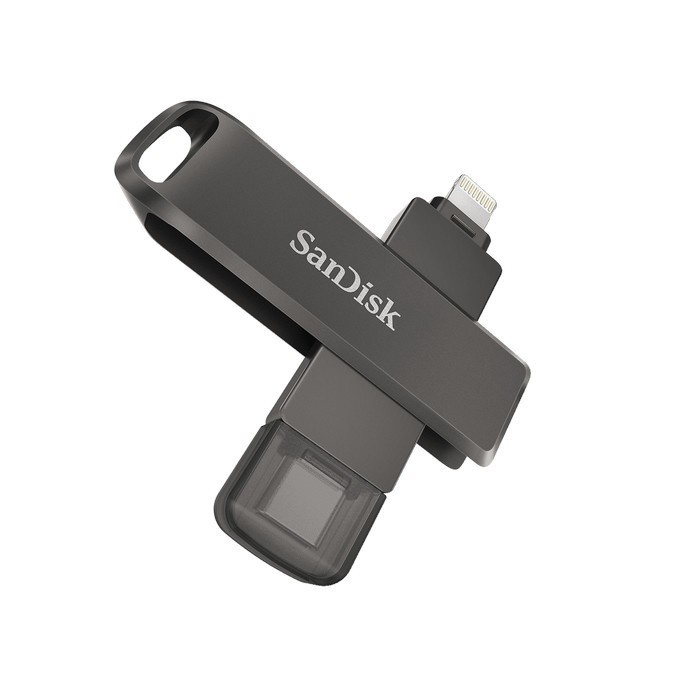 Flashdisk OTG SanDisk iXpand Flash Drive Luxe 128GB USBC3.1 (Lightning)