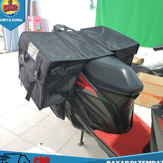 [[BISA COD]] Tas Motor Samping Tas kurir Box anti air