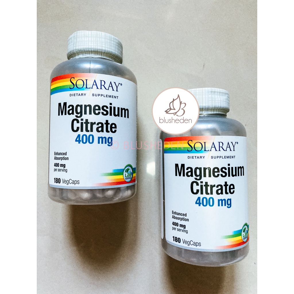 Vitamin Solaray Magnesium Citrate 400 mg 180 VegCaps