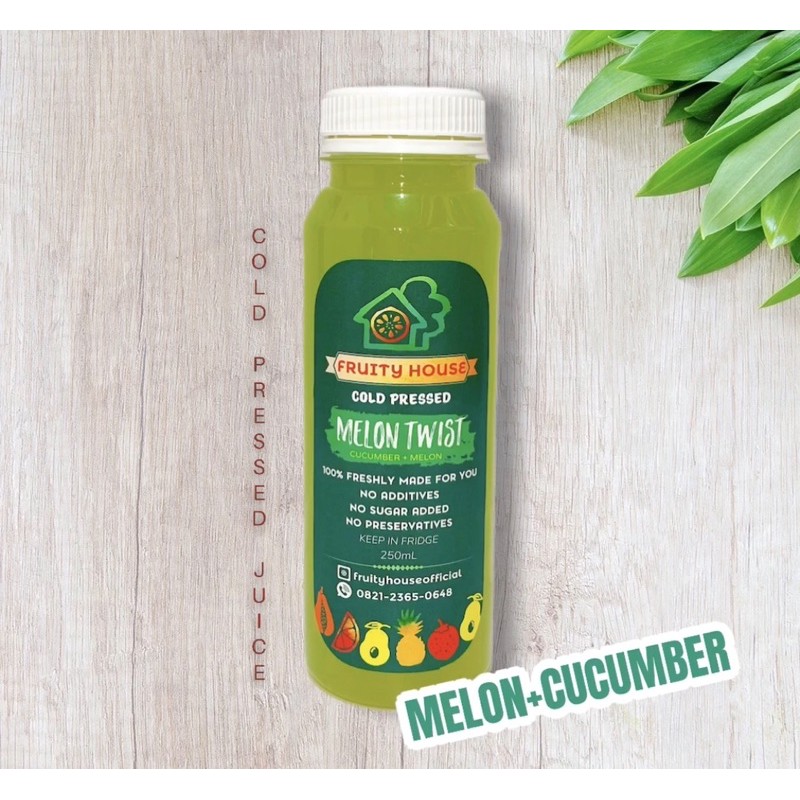 

Melon Twist | Jus Melon Mentimun | Cold Pressed Juice | 250ML