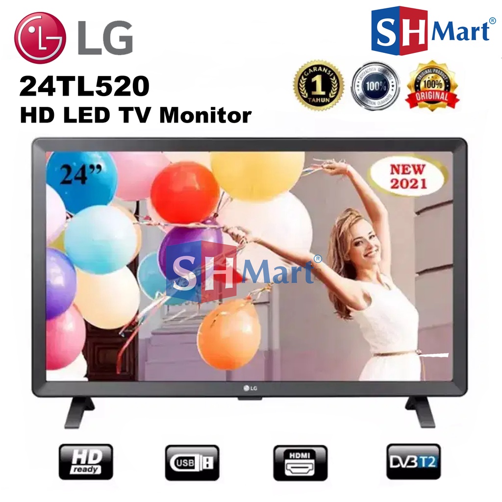 TV LED LG 24 INCH DIGITAL TV 24TL520 24TL520 V GARANSI RESMI (MEDAN)