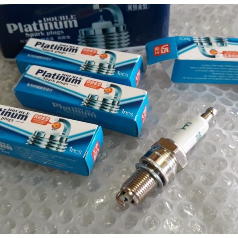 Busi Vespa Platinum drat panjang dan pendek