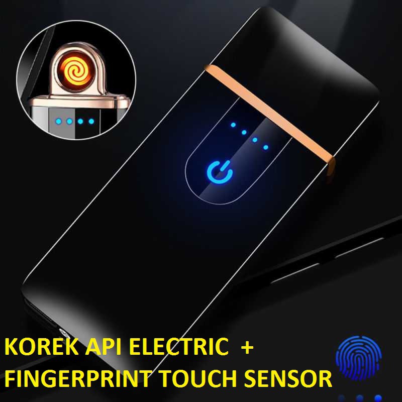 KOREK API ELEKTRIK FINGERPRINT TOUCH SENSOR - LIGHTER - ELECTRIC