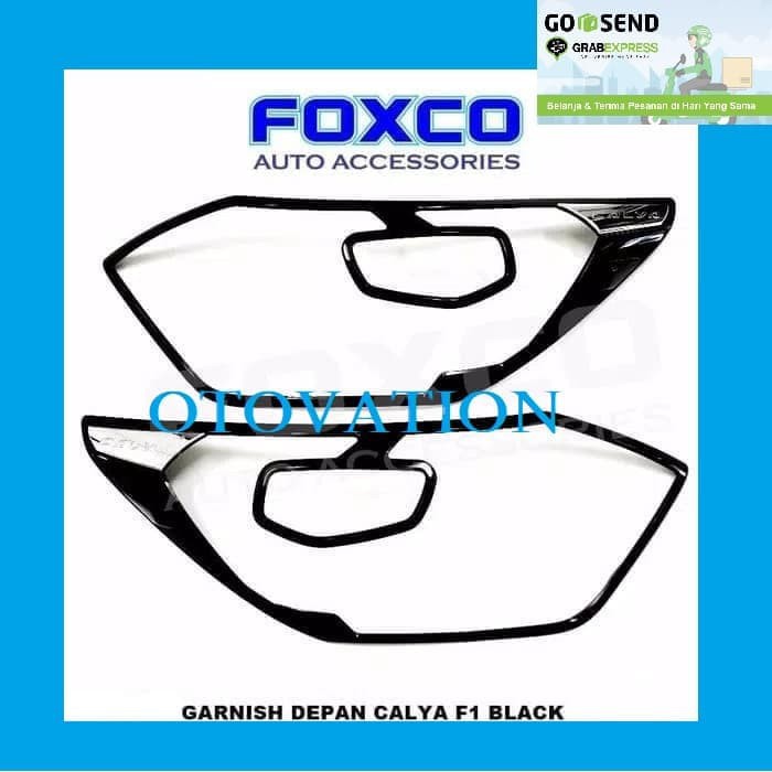 Garnish Depan Mobil Calya Sigra Hitam Glossy List Pintu Belakang Mobil