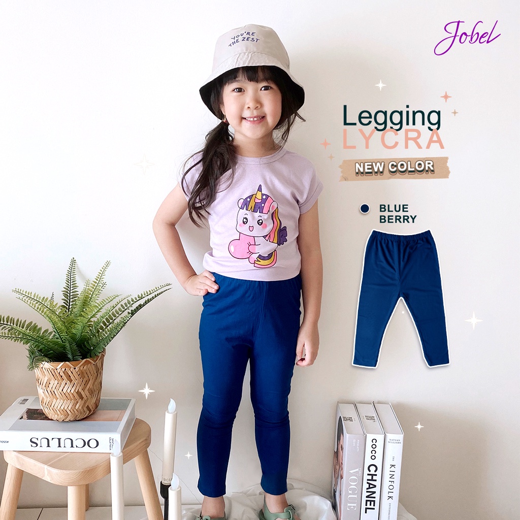 Jobel Legging Lycra New Colour - Celana Panjang Anak Perempuan - Satuan