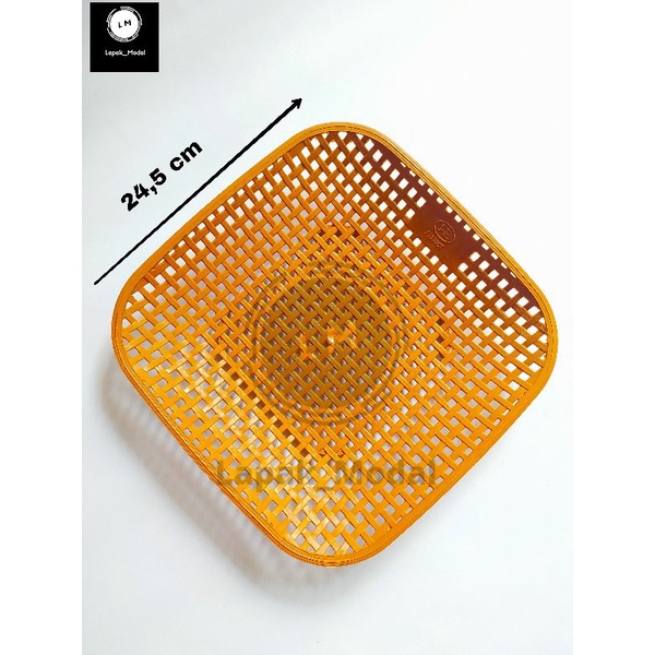 piring plastik serbaguna | piring rotan | piring makan | piring plastik rotan | piring rotan kotak-2