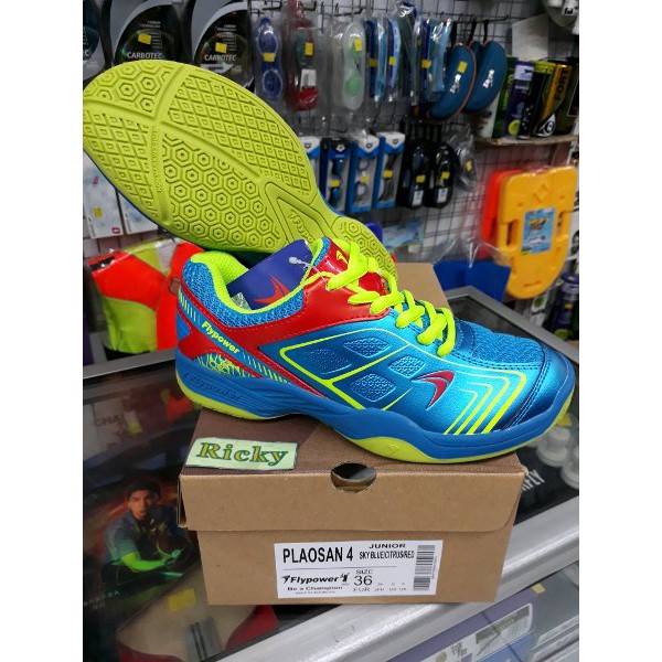 sepatu badminton flypower anak plaosan 4 BO117 CN BAT