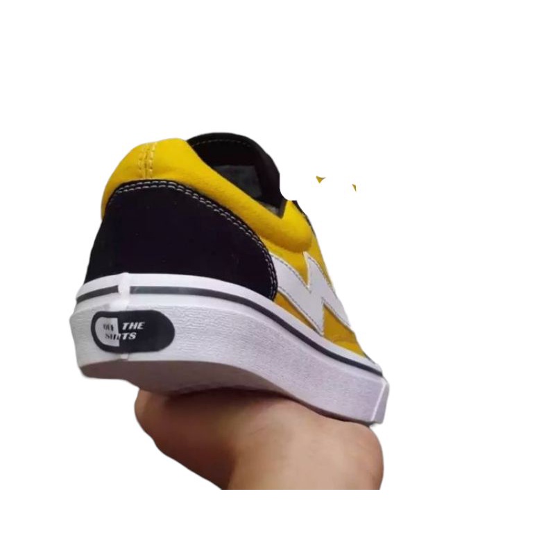 SEPATU REVENG X STR0M BLACK YELLOW CLASIC SNEAKERS PRIA  SNEAKERS WANITA SEPATU SNEAKERS IMPORT